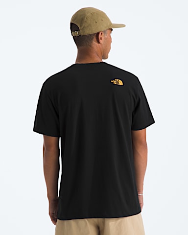 Mens Boulder Breeze Regular ShortSleeve Tee TNF TNF Black BACK