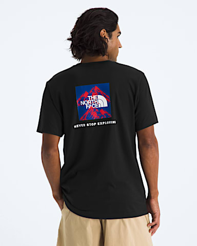 Mens Explorin The USA Regular ShortSleeve Tee TNF TNF Black Main