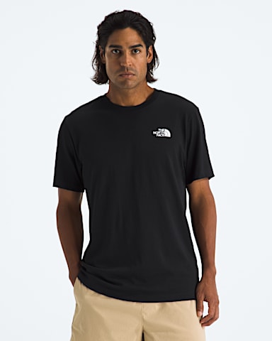 Mens Explorin The USA Regular ShortSleeve Tee TNF TNF Black BACK