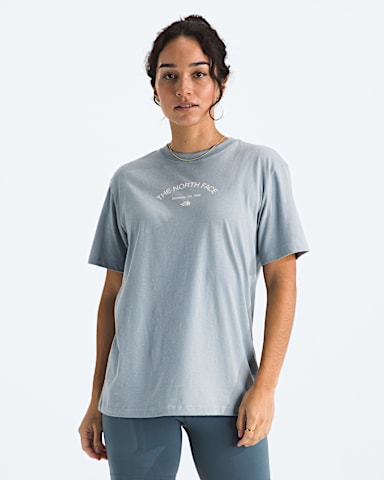 Womens Home Relaxed ShortSleeve Tee TNF Frost Grey Main