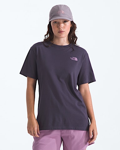 Tshirt dcontract Mountain Stamps pour femmes TNF Crepuscule Infini BACK