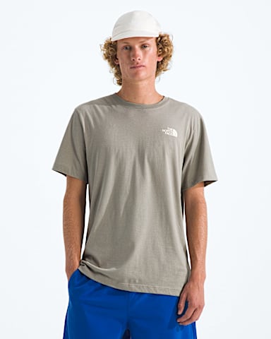 Mens Ideal Day Regular ShortSleeve Tee TNF Stone Slab BACK