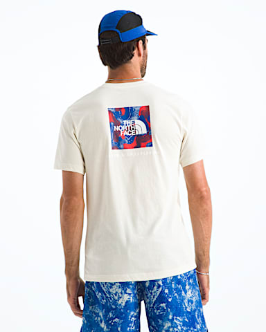 Mens Red White Blue Regular ShortSleeve Tee TNF White Dune Main