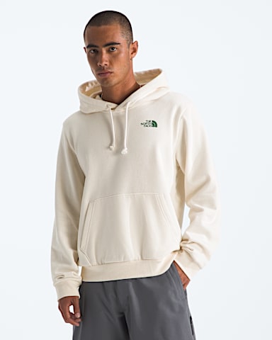 Chandail  capuchon Never Stop Postcard standard pour hommes TNF Dune Blanche BACK