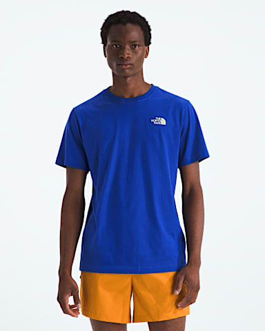 Tshirt standard Mountain Stamps pour hommes TNF Bleu TNF BACK
