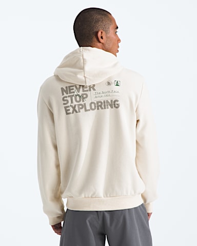 Chandail  capuchon Never Stop Postcard standard pour hommes TNF Dune Blanche HERO