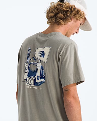 Mens Ideal Day Regular ShortSleeve Tee TNF Stone Slab HERO2