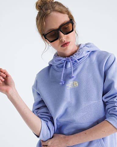 Womens Floral Alpine Regular Hoodie TNF HERO2