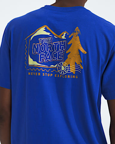 Tshirt standard Mountain Stamps pour hommes TNF Bleu TNF HERO2