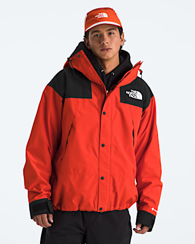 Mens GORETEX Mountain Jacket TNF Lava RedTNF Black Main