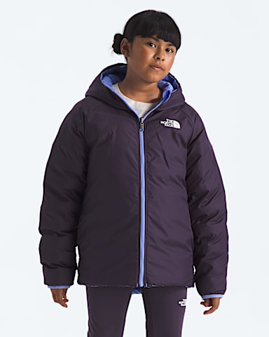 Veste capuche rversible Perrito pour filles TNF Lueur PervencheCrepuscule Sans Fin HERO2