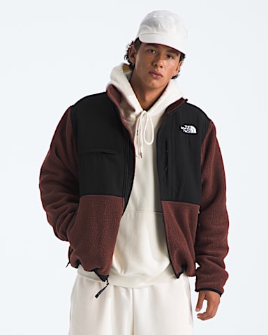 Mens Retro Denali Jacket TNF Ember SoilTNF Black HERO