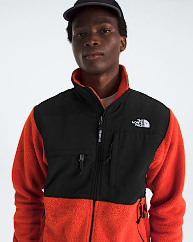 Veste Retro Denali pour hommes TNF Rouge LaveNoir TNF HERO3