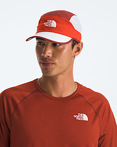 Summer LT Run Hat TNF Iron ClayPearl StoneLava Red MODELBACK
