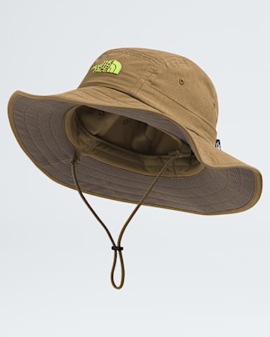 Kids Class V Brimmer Hat TNF Cedar Logo Weather Topo Phantom Print HERO