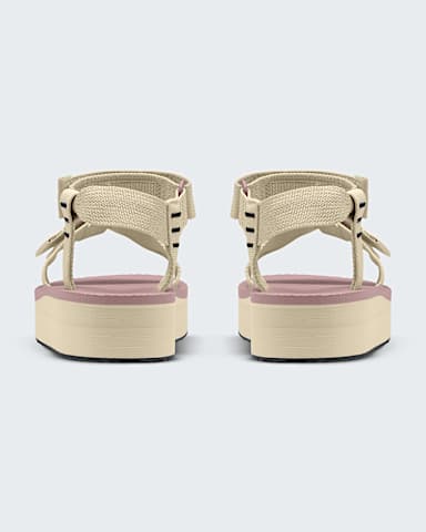 Chaussures  plateforme Skeena pour femmes TNF Beige PierreRose Metallique BACK