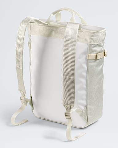Base Camp Tote Pack TNF White AshCalacattaPale Khaki BACK