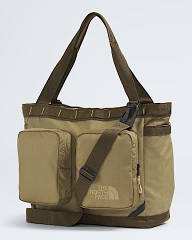 Base Camp Voyager Tote TNF CedarSycamoreKhaki Stone FRONT34