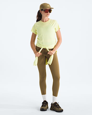 Womens Jaida ShortSleeve Tee TNF Lemon Mist Light Heather HERO2