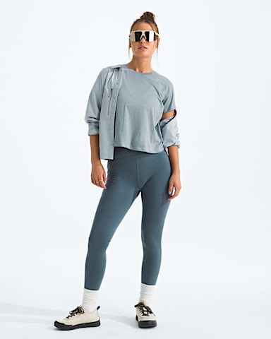 Womens Jaida ShortSleeve Tee TNF Frost Grey HERO2