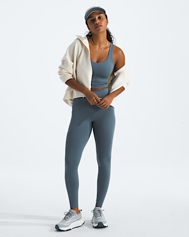 Womens Jaida Pocket Legging27 TNF Granite Grey HERO2