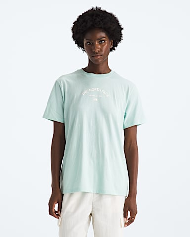 Womens Home Relaxed ShortSleeve Tee TNF Opal Frost HERO