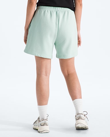 Womens Evolution Simple Dome Regular Shorts TNF Opal Frost BACK