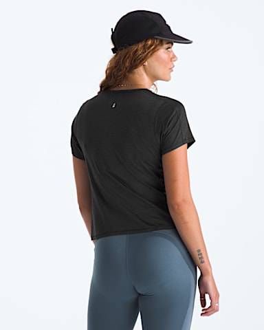 Womens Jaida ShortSleeve Tee TNF TNF Black Dark Heather BACK
