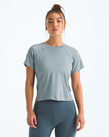 Womens Jaida ShortSleeve Tee TNF Frost Grey Main