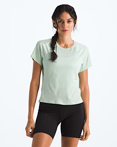 Womens Jaida ShortSleeve Tee TNF Opal Frost Light Heather Main