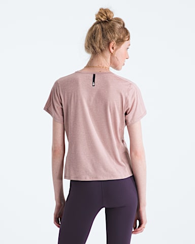 Womens Jaida ShortSleeve Tee TNF Metal Pink Light Heather BACK