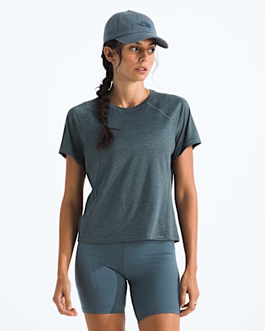 Womens Jaida ShortSleeve Tee TNF Granite Grey Dark Heather Main