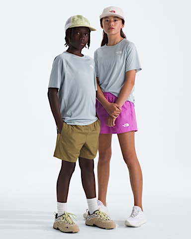 Boys  Girls Sunriser ShortSleeve Tee TNF Frost Grey Main