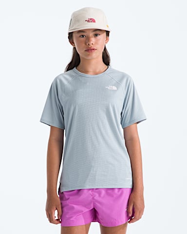 Boys  Girls Sunriser ShortSleeve Tee TNF Frost Grey HERO3