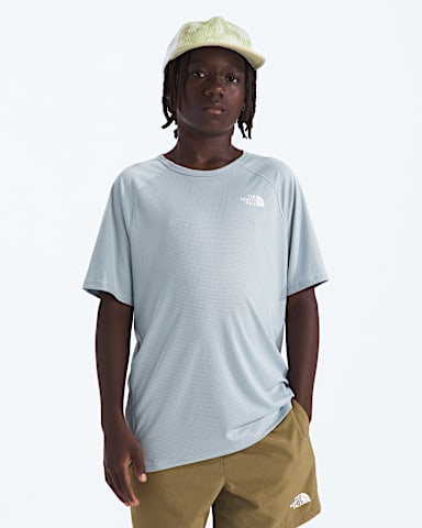 Boys  Girls Sunriser ShortSleeve Tee TNF Frost Grey HERO2