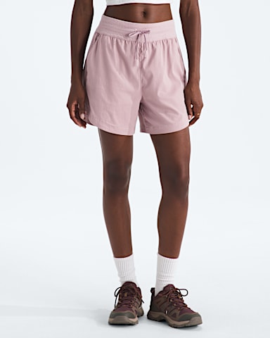 Womens Aphrodite Arise 5 Shorts TNF Metal Pink Main