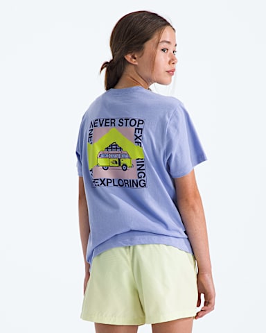 Boys Girls Escape The City Regular ShortSleeve Tee TNF Periwinkle Glow HERO2