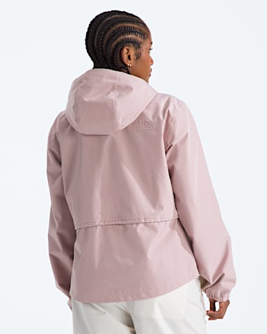 Womens Daybreak Rain Jacket TNF Metal Pink BACK