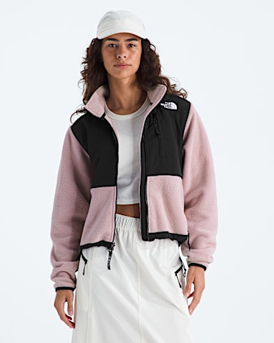 Womens Retro Denali Jacket TNF Metal PinkTNF Black Main