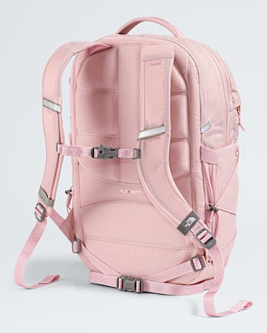 Womens Borealis Luxe Backpack 27L TNF Metal PinkBurnt Coral Metallic BACK