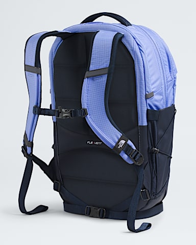 Womens Borealis Backpack  27L TNF Periwinkle GlowSummit NavyLemon Mist BACK