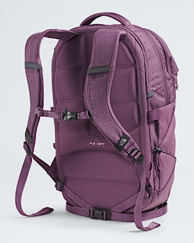 Womens Borealis Backpack 27L TNF Chroma Purple Light HeatherHushed Lavender BACK