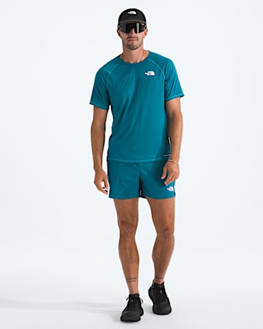 Mens Sunriser ShortSleeve TNF Dusk Blue HERO2
