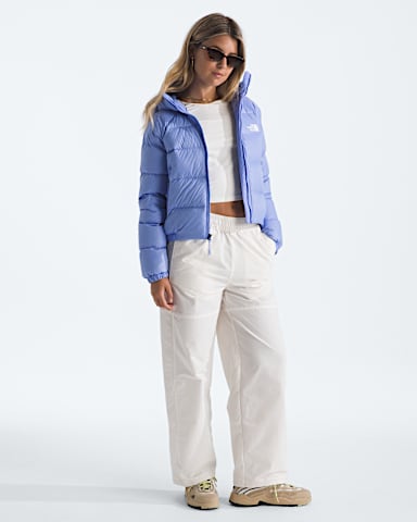 Chandail capuchon en duvet Hydrenalite pour femmes TNF Lueur Pervenche HERO2