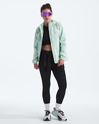 Womens Antora Rain Jacket TNF Opal Frost HERO2