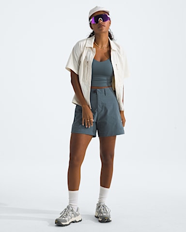 Womens Basin 5 Shorts TNF Granite Grey HERO2