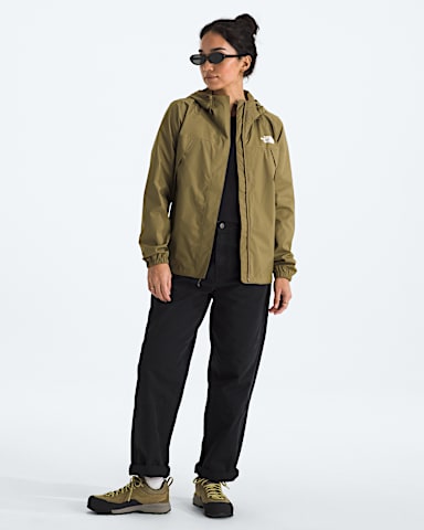 Womens Antora Rain Jacket TNF Cedar HERO2