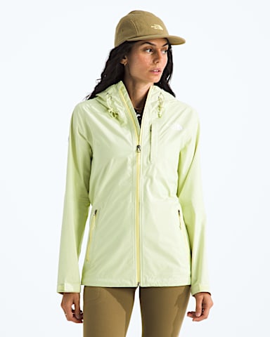 Womens Alta Vista Rain Jacket TNF Lemon Mist Main