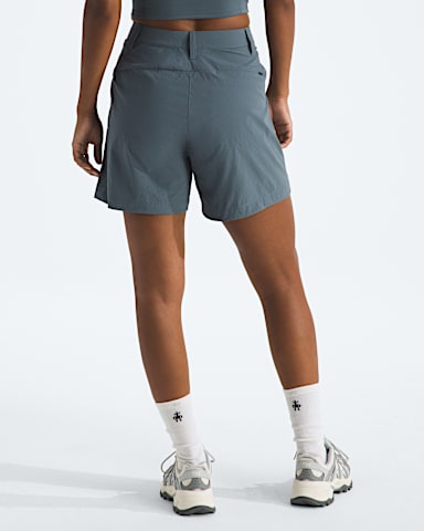 Womens Basin 5 Shorts TNF Granite Grey BACK
