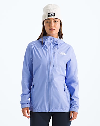 Womens Alta Vista Rain Jacket TNF Periwinkle Glow Main